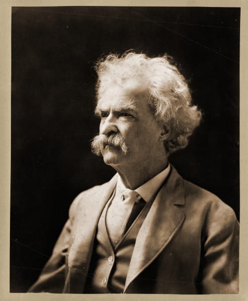 Headshot of Mark Twain